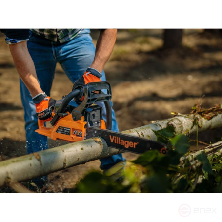 Бензиновая цепная пила Villager VGS 380 PRIME 1200 Вт (1,63 л.с)