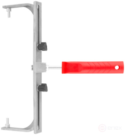 Roller handle, aluminum Ø 8 mm, sliding, width 350-450 mm