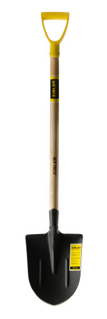 Лопата штыковая универсальная с деревянным черенком 740 мм и ручкой ЛШУЧ2р