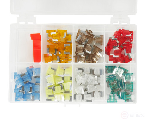 Fuse 5-30A mini (Japanese car) 105 pcs. in the JTC box
