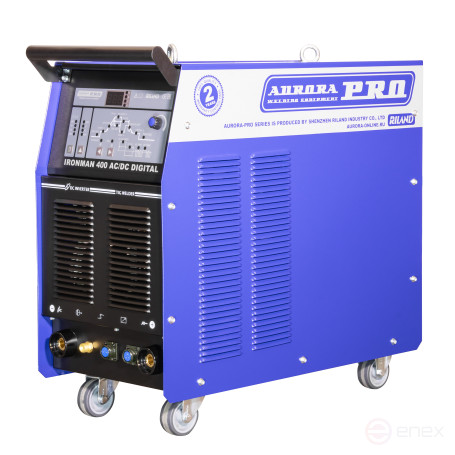 Industrial argon arc welding machine AuroraPRO IRONMAN 400 AC/DC DIGITAL (TIG+MMA) + NAKS certificate