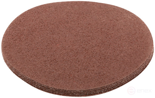 Круги абразивные шлифовальные на ворсовой основе под "липучку" (Р40, 125 мм, 5шт.), Cutop Profi