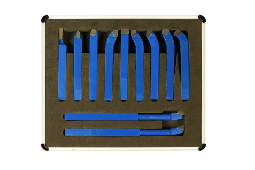 A set of metal turning tools 11 pcs