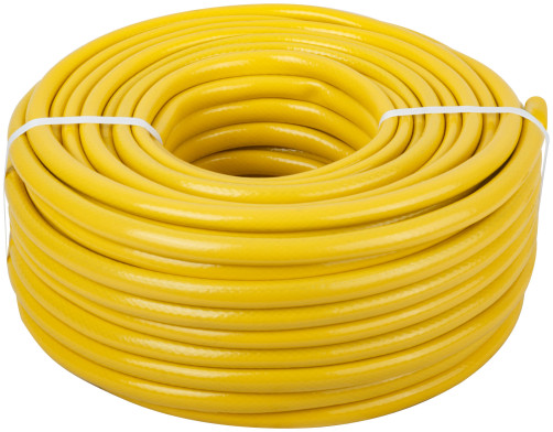 Three-layer reinforced irrigation hose, yellow 1/2" x 1.9 mm x 50 m