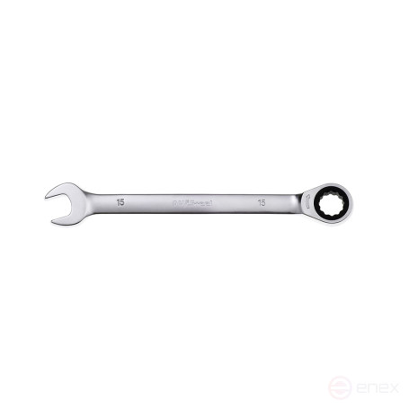 Ключ комбинированный трещоточный 15 мм AV Steel