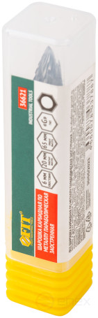 Carbide ball, 6 mm pin, type "G", parabolic pointed 10x20x65 mm