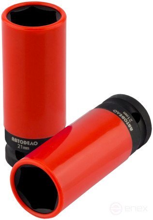 Impact wheel head *21 (DR1/2";L-78mm with plast.protection) AvtoDelo (39351)