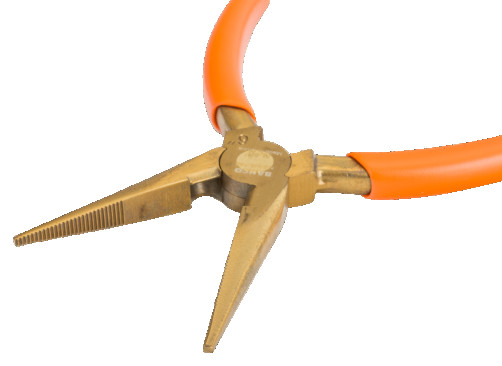 IB Pliers with elongated jaws (aluminum/bronze), 200 mm