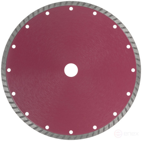 Diamond cutting disc "turbo" (dry and wet cutting) 230x2.4x7.0x22.2 mm