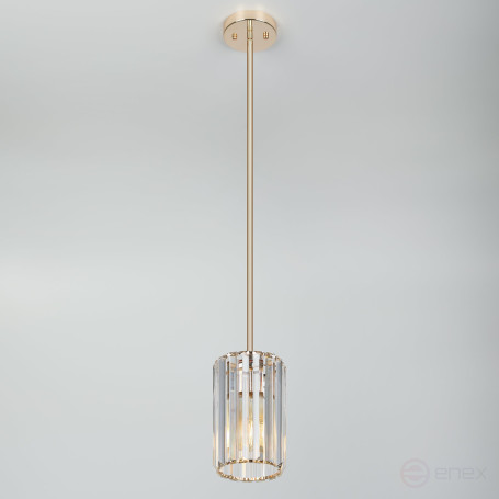 Светильник подвесной (подвес) Rivoli Suzanne 1052-201 1 х Е27 40 Вт хрусталь
