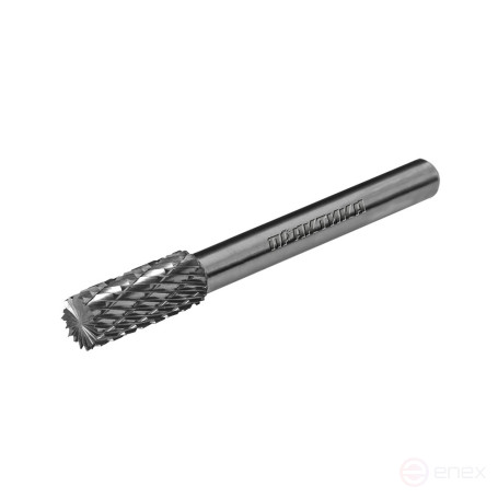 Борфреза твердосплавная ПРАКТИКА тип B цилиндрическая, 8 х 20 мм, хвостовик 6 мм (644-382)