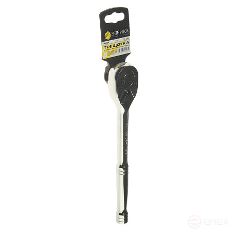 Ratchet ER-71272 1/2" 72-prong with straight metal handle L-260mm EUREKA /1/20/40