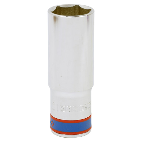 Головка торцевая глубокая шестигранная 1/2", 21 мм KING TONY 423521M
