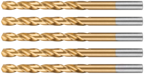 Сверло по металлу Cutop Profi с титановым покрытием, 7х109 мм (5 шт)