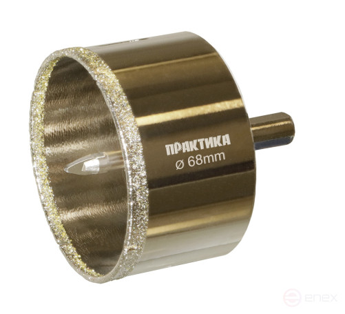 Diamond PRACTICE "Profi" crown for porcelain stoneware/ceramics 68x70mm, pilot drill, (1 pc.) (917-712)