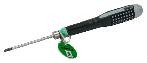 Screwdriver with ERGO handle for TORX T25x125 mm screws with a lock for working at height