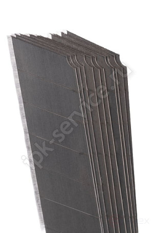 Лезвия для ножей 18мм 7 сегментов (уп. 10 шт.)