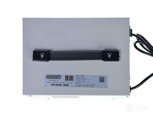 Зарядное устройство Gelbert для свинцовых аккумуляторов 72V100A/Н (15А)