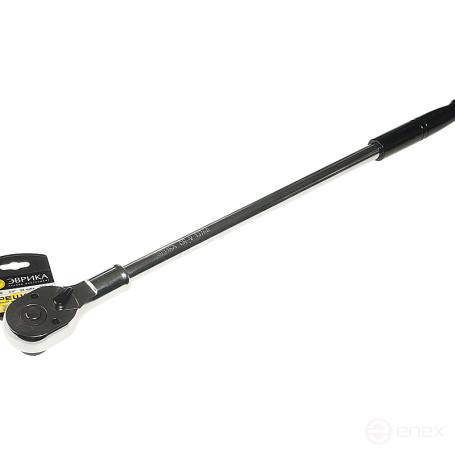 Трещотка ER-13760 3/4" 24-зубцовая с прямой металлической ручкой L-760мм ЭВРИКА 1/6