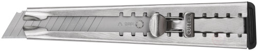 Technical knife "Techno" 18 mm, metal.body, metal.The retainer