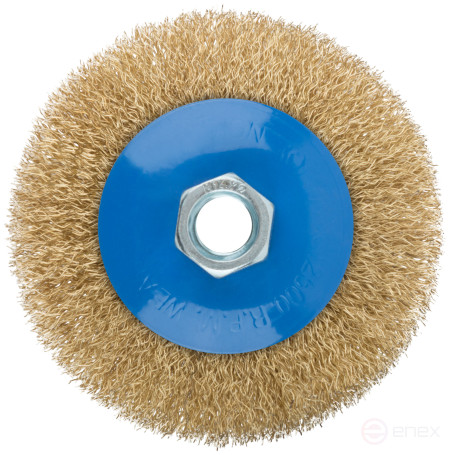 Cornice, type "wheel" with tilt, nut M14, steel wavy latuned wire 100 mm