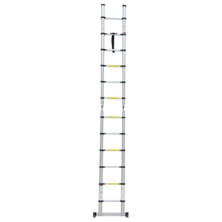 Лестница-стремянка телескопическая МИ 2.5м/5м 8 ступеней