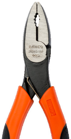 Комбинированные плоскогубцы с рукоятками ERGO, оксидированные, 200 мм, промышленная упаковка