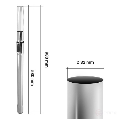 Vacuum cleaner tube telescopic BORT BTT 32-T