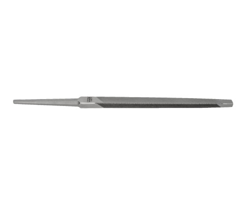 Triangular pointed file without handle 150 mm, personal notch