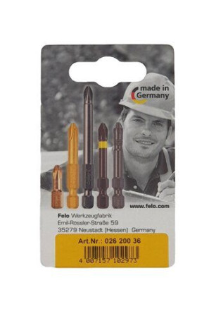 Felo Бита Torx 20X25, серия Industrial, 2 шт в блистере 02620036