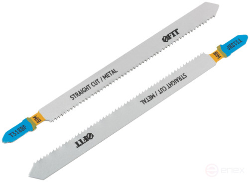 Metal blades, Bimetal, milled, wavy teeth, 132/106/1.8 mm (T318AF), 2 pcs.