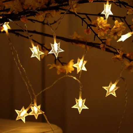 LED Christmas Garland ERA ENIZ-64W Sprockets 1.2*1.3m Warm White 64LED IP20