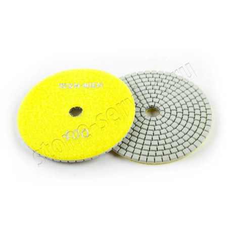 Алмазный гибкий шлифовальный круг TECH-NICK WHITE NEW, 100x2.5мм, Р 400