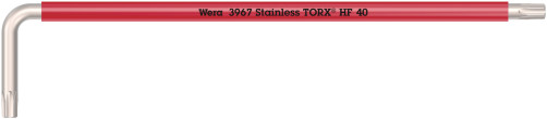 3967 SXL HF TORX® Multicolour Г-образный ключ с функцией фиксации крепежа, удлиненный, нержавеющая сталь, TX 40 x 224 мм