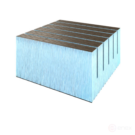 Real transverse panel 2500x600x50 #2 grid 1/epps50/grid 0