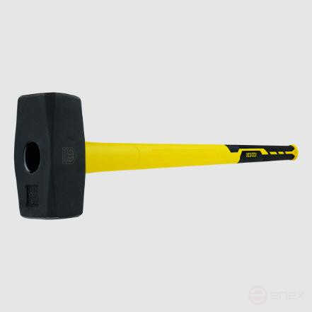 Кувалда кованая 4000 г. 880 мм, фиберглассовая рукоятка, BERGER BG1520