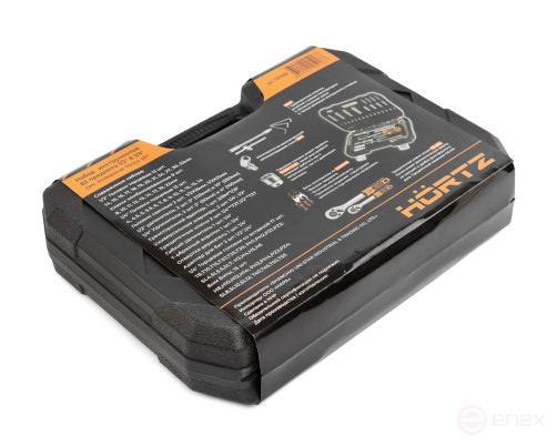 Набор инструментов 82 предмета 1/2" & 1/4", CRV, профессиональный в кейсе HORTZ 1187698