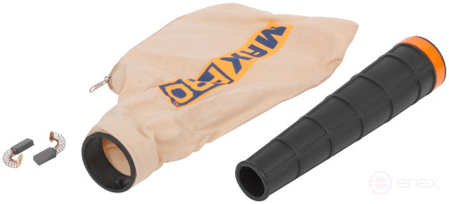 MAX-PRO Воздуходувка-пылесос 600 Вт; 6000-16000 об/мин; 3500 л/мин; 1,5 кг; дополнительные щетки; коробка