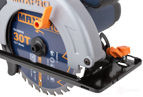 MAX-PRO Circular saw 1400 W; 185/20 mm; 4700 rpm; 4.3 kg; box