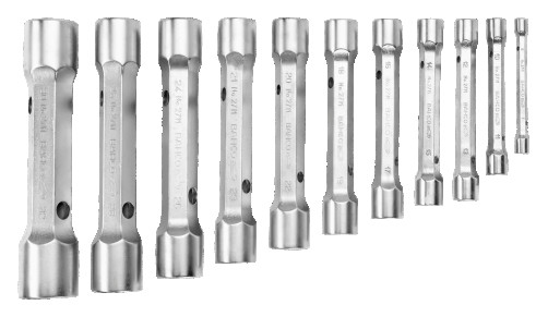 Set of end tubular keys 6 - 32 mm, 12 pcs