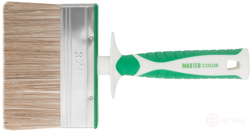 Макловица, 70% ПЭT/30% натуральная щетина, нерж. обжим, 2-К ручка, 120 х 30 мм