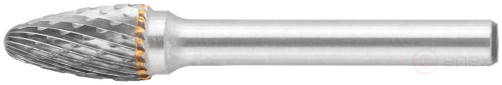 Carbide ball, 6 mm pin, type "F", parabolic 10x20x65 mm