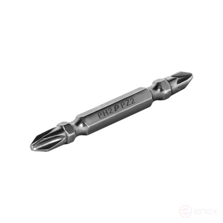 Screwdriver bit PRACTICE "Profi" double-sided PH-2 / PZ-2 x 65mm (2 pcs) , blister (035-776)
