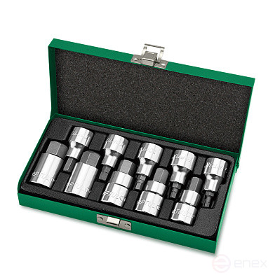 Головка торцевая с шестигранной вставкой HEX 1/2" 4 мм L=55 мм TOPTUL BCDA1604