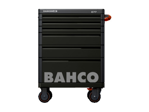 Tool cart with 6 PREMIUM drawers, black