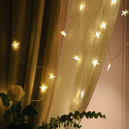 LED Christmas Garland ERA ENIZ-64W Sprockets 1.2*1.3m Warm White 64LED IP20