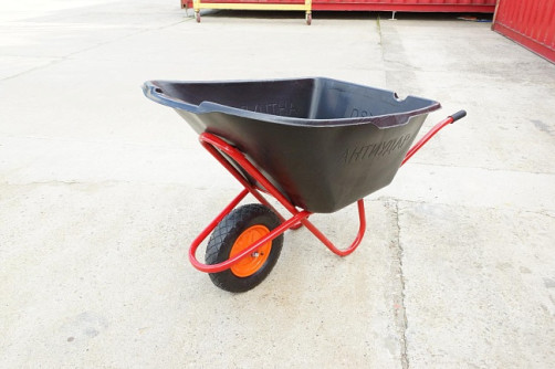 Industrialist 1-wheel anti-shock wheelbarrow, 180 liters (air wheel)