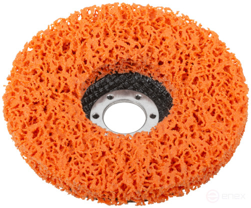 Polymer stripping disc 125 mm, orange, very hard