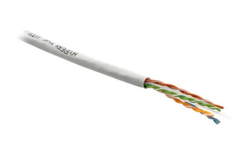 UUTP4-C6-S23-IN-PVC-WH-305 (305 m) Twisted pair cable, unshielded U/UTP, category 6, 4 pairs (23 AWG), single-core (solid), with separator, PVC, -20°C – +75°C, white - warranty: 15 years component, 25 years system