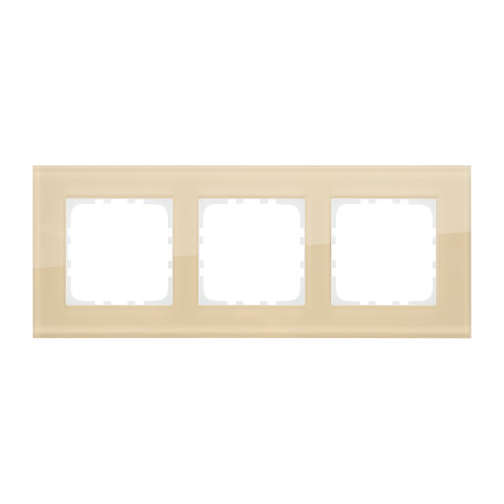 3-post frame, natural glass (cream) LK80